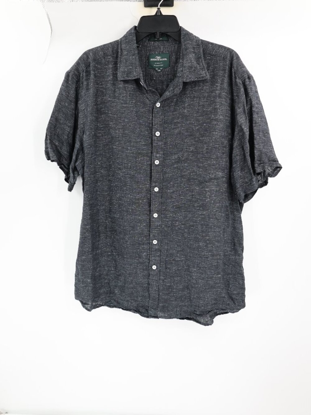 Rodd & Gunn Shirt Men 2XL Italian Fabric Linen Short Sleeve Button Up Sports Fit